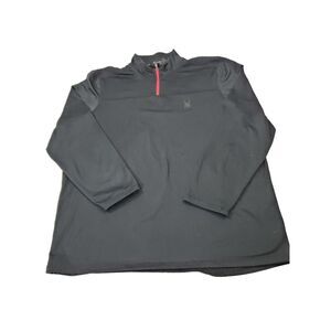 Spyder Active Mens XL TG 1/4 Quarter Zip Pullover Black